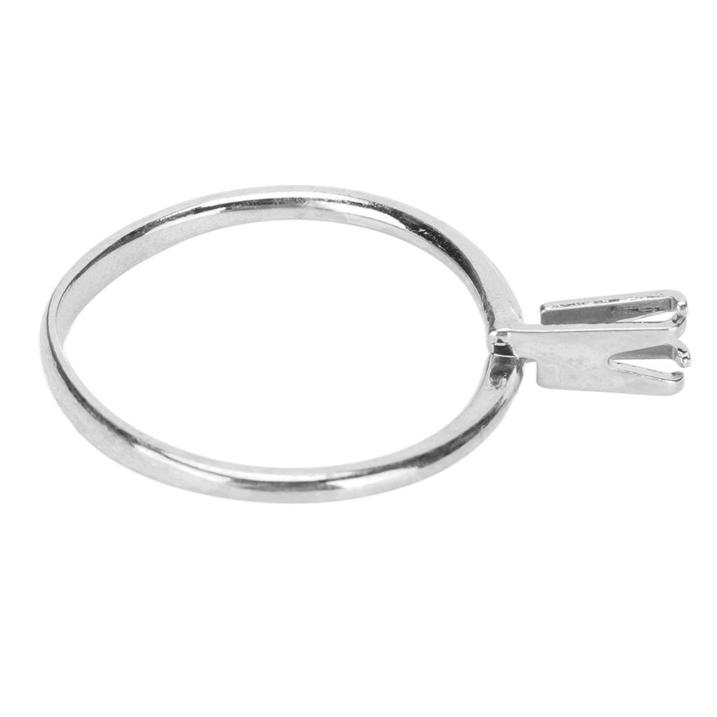 Blank Ring Base Steel Short Four Claws Exquisite Glossy Lightweight Finger Rings Components for DIY