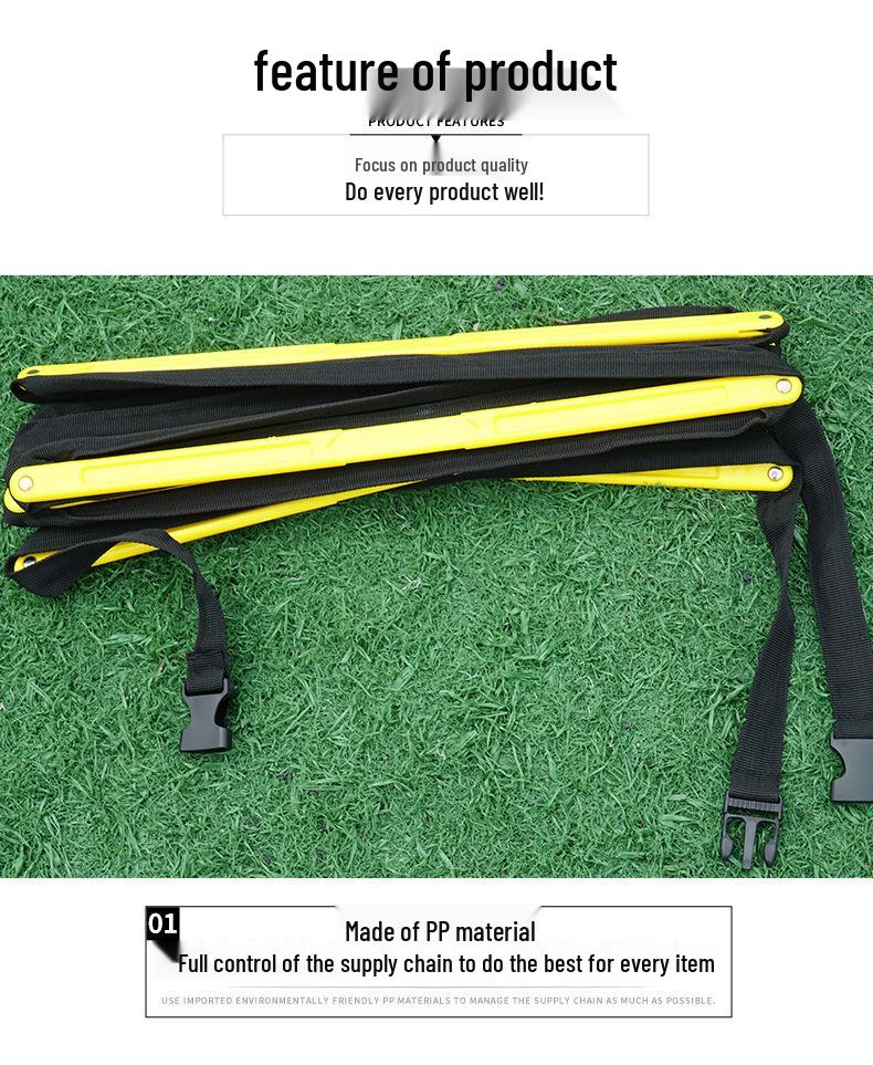 Agility Ladder: Adjustable Rope for Strength and Footwork Training in Football and Basketball