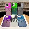 Lustige Farbe Graffiti Kunst Handyhülle Für iPhone 16 15 14 13 12 11 Pro Max Matt Stoßfest Rückseite Anti-Fall Mattes Cover