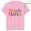 French Girls Single Farewell Tops Future Bride Team Bride Tees Printed Tshirts for EVJF  Bridal Shower