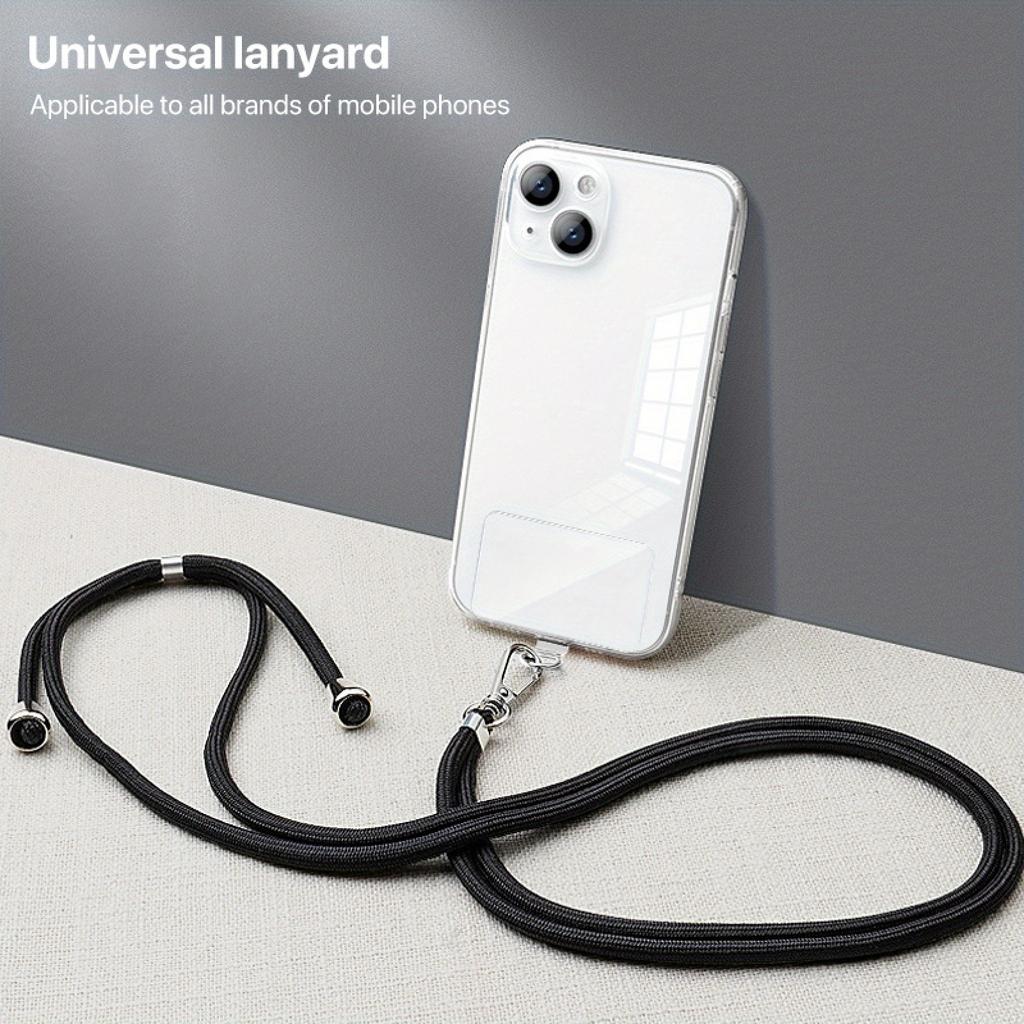 Universal Adjustable Phone Lanyard Strap Mobile Phone Hanging Rope Neck Straps Anti-lost Lanyards Cell Phone Accessories