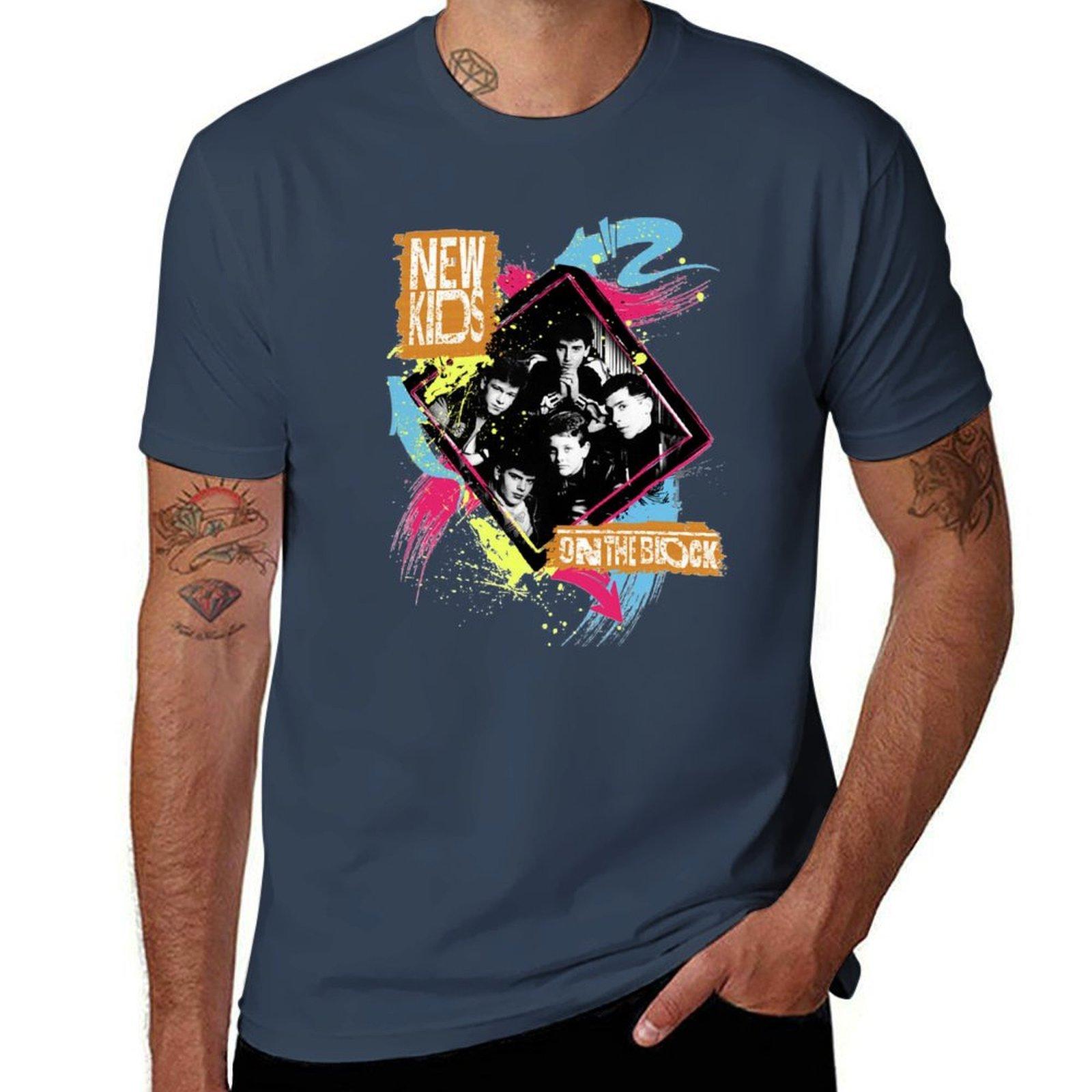 Nkotb Unisexs Retro Tshirt Basic Short Sleeve Tshirt For Unisex S