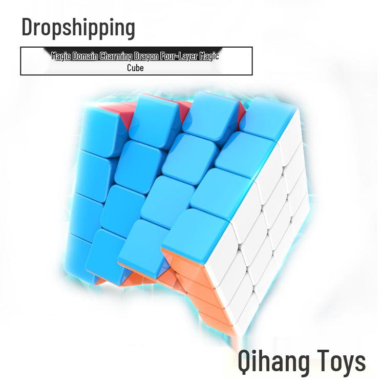 

Meilong Series 4-Layer Solid Color Magic Cube for Beginners