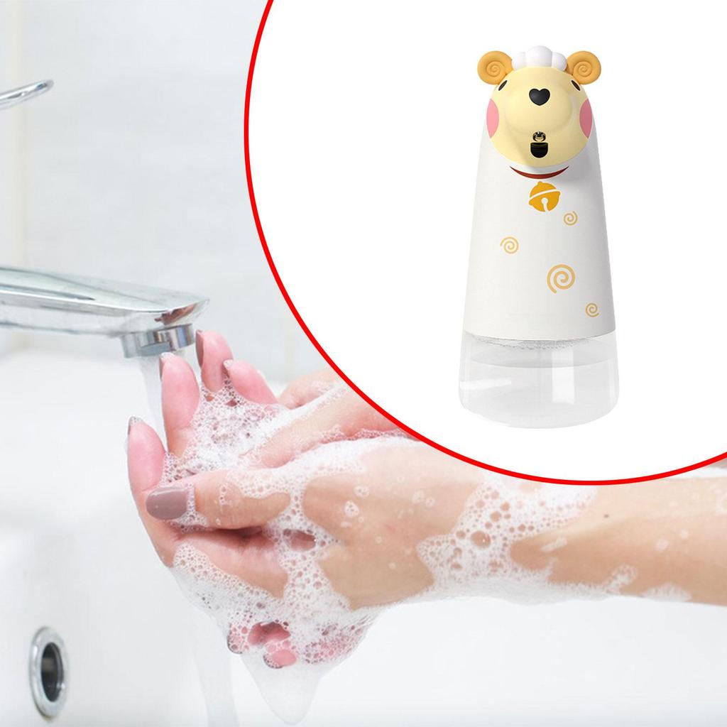 Foaming Soap Dispenser Cartoon Touchless Soap Dispenser Automatic Hand Soap Dispenser for Kids Hotel Home Bathroom Kindergarten