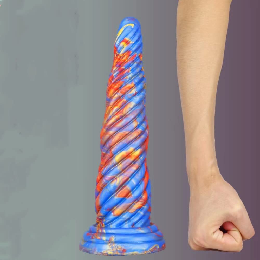 Dildo for Tentacle with Strong Suction Anal 25cm Maximum Diameter Vaginal Orgasm Anal Soft Completely Adult Adult Goods Dildo, Non-human Women, Thick,