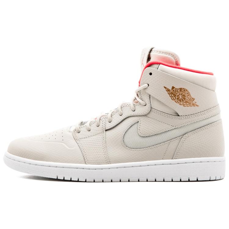 Jordan 1 Retro High Nouveau Pure Platinum Bright Crimson 819176-050