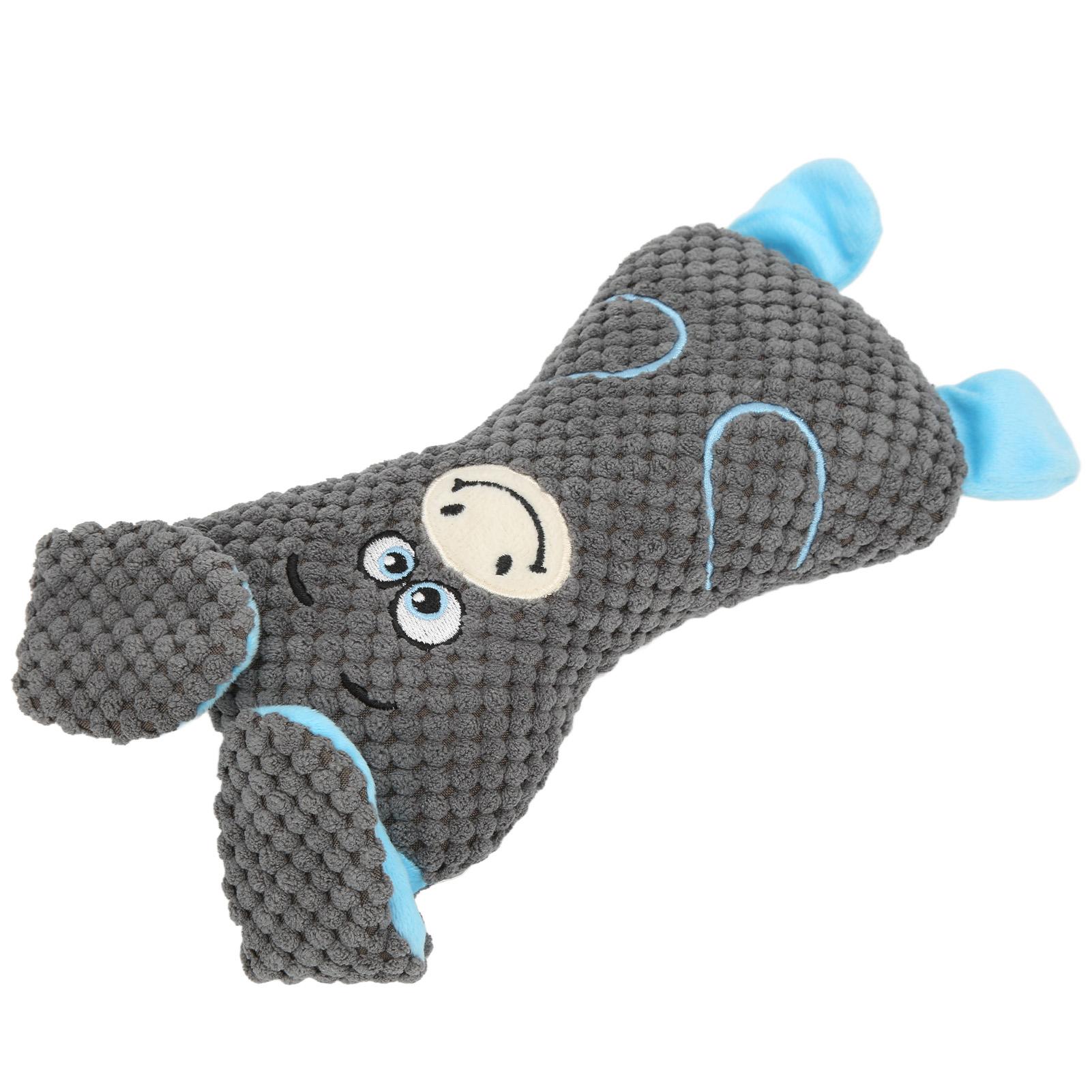 

Plush Dog Toy Soft Squeaky Bite Resistant Interactive Pet Chewing Toy for Small Medium Large Dogs
