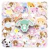 50PCS Cartoon Sugarbunnies Graffiti Stickers Cute Sanrio Dessert Rabbit Guka Decorative Mobile Phone Stationery DIY Toys Sticker