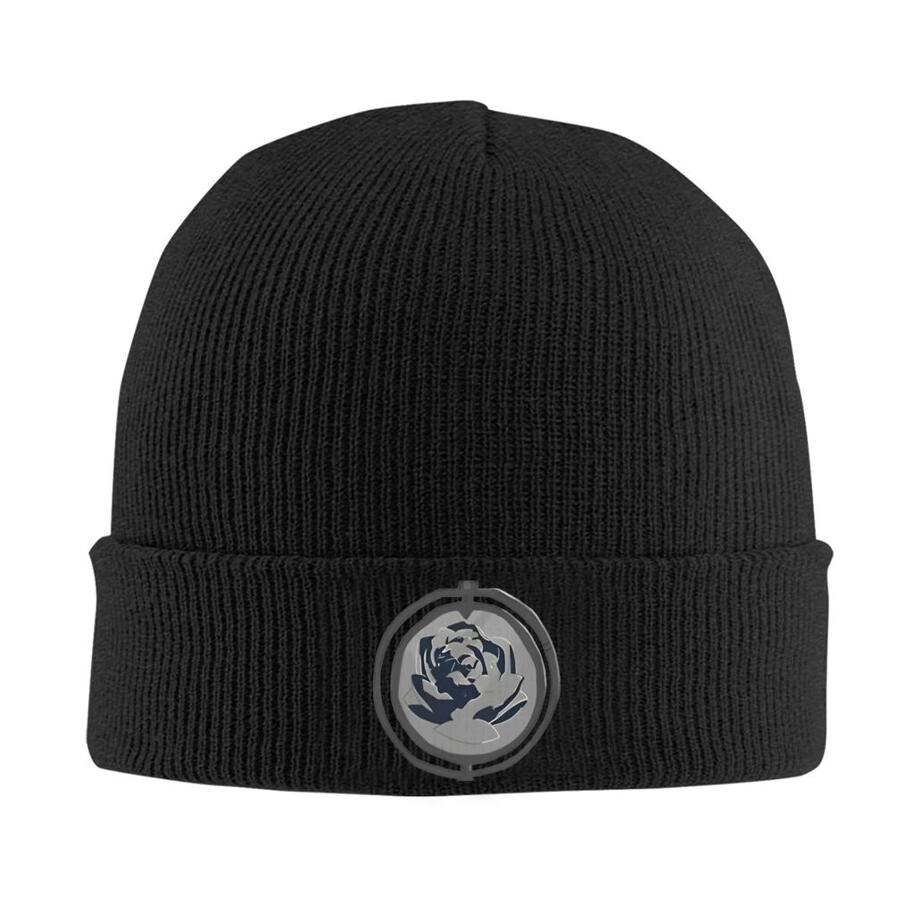 Game Jinx Blue Rose Beanie Hats Bonnet Hats Female Male Vintage Gym Knitting Hat Winter Custom Elastic Caps