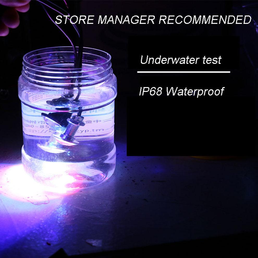 (4) LED Boat Light Waterproof 12v SunFish TRI WAVERUNNER SUPERJET For Yamaha KAWASAKI STX-15F Jet Ski Courtesy Pontoon