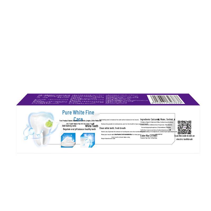 Shuke Baking Soda Whitening Toothpaste 4-Pack