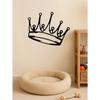 Crown Metal Wall Art Royal Theme Mural Prince Princess Bedroom Decor Housewarming Gift