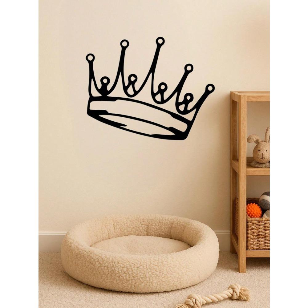 Crown Metal Wall Art Royal Theme Mural Prince Princess Bedroom Decor Housewarming Gift