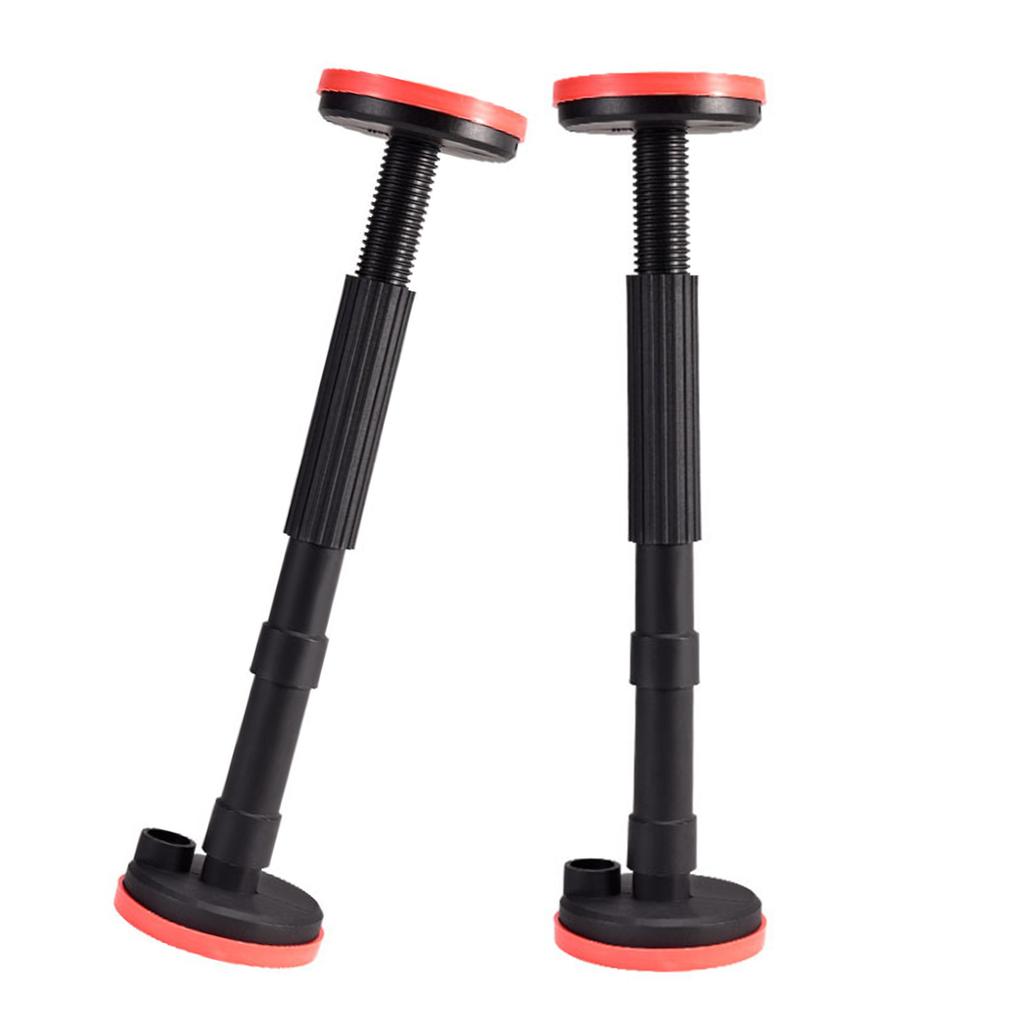 2Pcs Telescopic Support Rod Nylon Cabinet Adjustable Support Poles Capacity High Hardness Sink Support Bracket 18-45cm