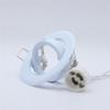 5 Pcs Round Recessed LED Ceiling Trim Ring with GU10 Lamp Base Halogen Bulb Luminaire Bracket LED Spotlight Frame Downlight