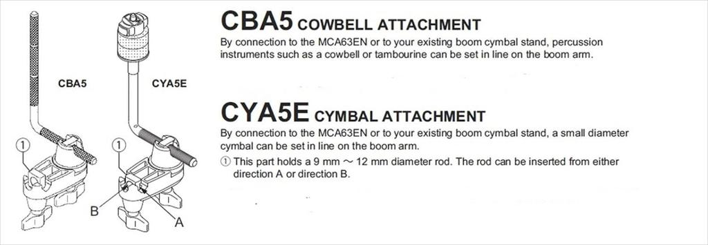 TAMA Compact Cowbell Attachment CBA5