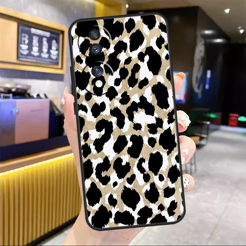 Leopard Skin For Honor Magic 7 Lite 5 6 8 Pro Case For Honor Win RT X9c X9a X9b X8b X8c 200 400 50 70 90