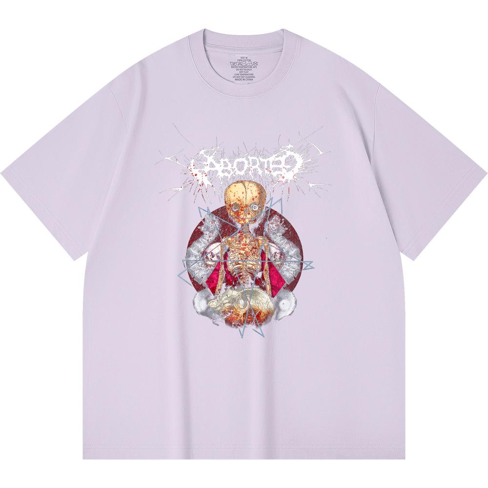 230 Gsm 100% Cotton Heavy Metal T-Shirt Rock Band Popular Music Print Unisex Heavy Cotton T Shirt