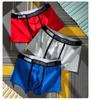 Men's Mid-Rise Pure Cotton Breathable Boxer Briefs - Youth Sports Trendy Style
