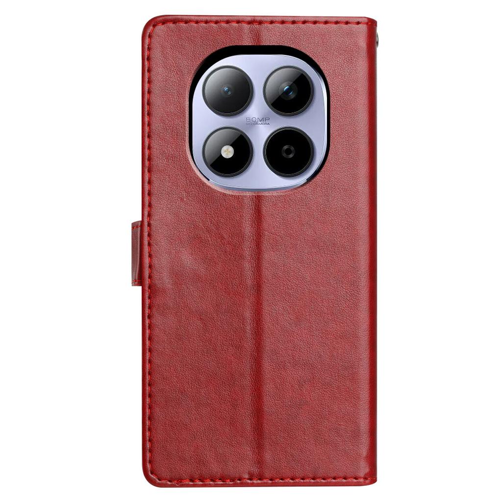 For Xiaomi Redmi Note 15 Pro 5G (Global) Leather Case Wallet Stand Phone Cover with Handy Strap