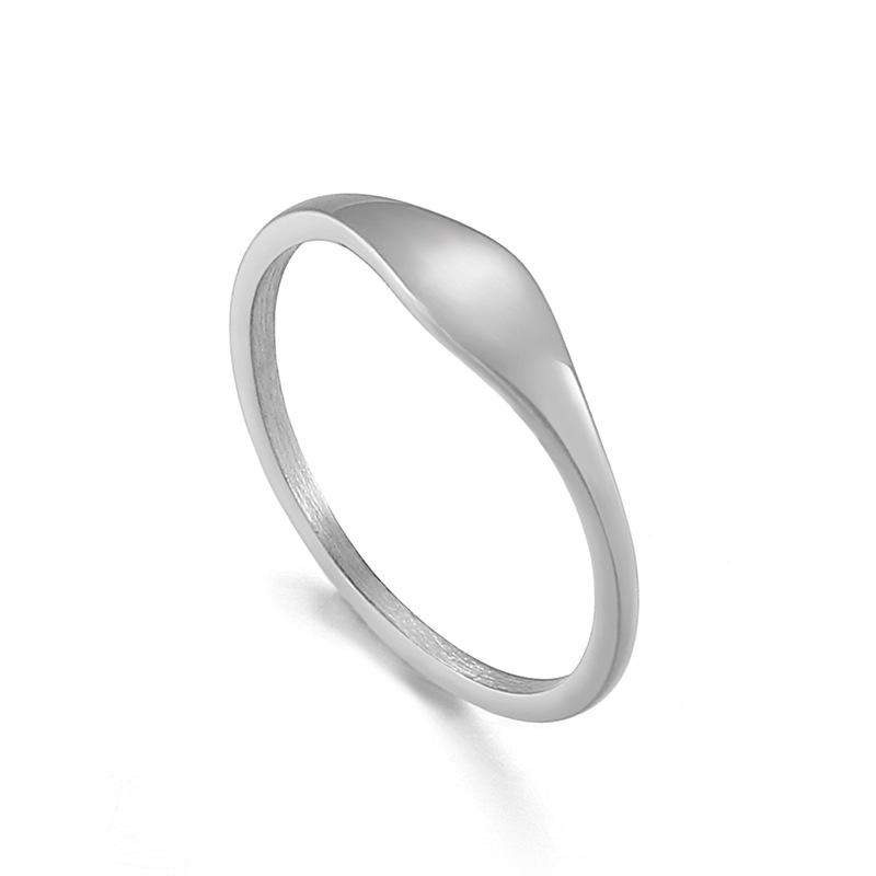 

Kalen Jewelry Кольцо на мизинец и ожерелье в стиле ретро из титановой стали для пар Size 9