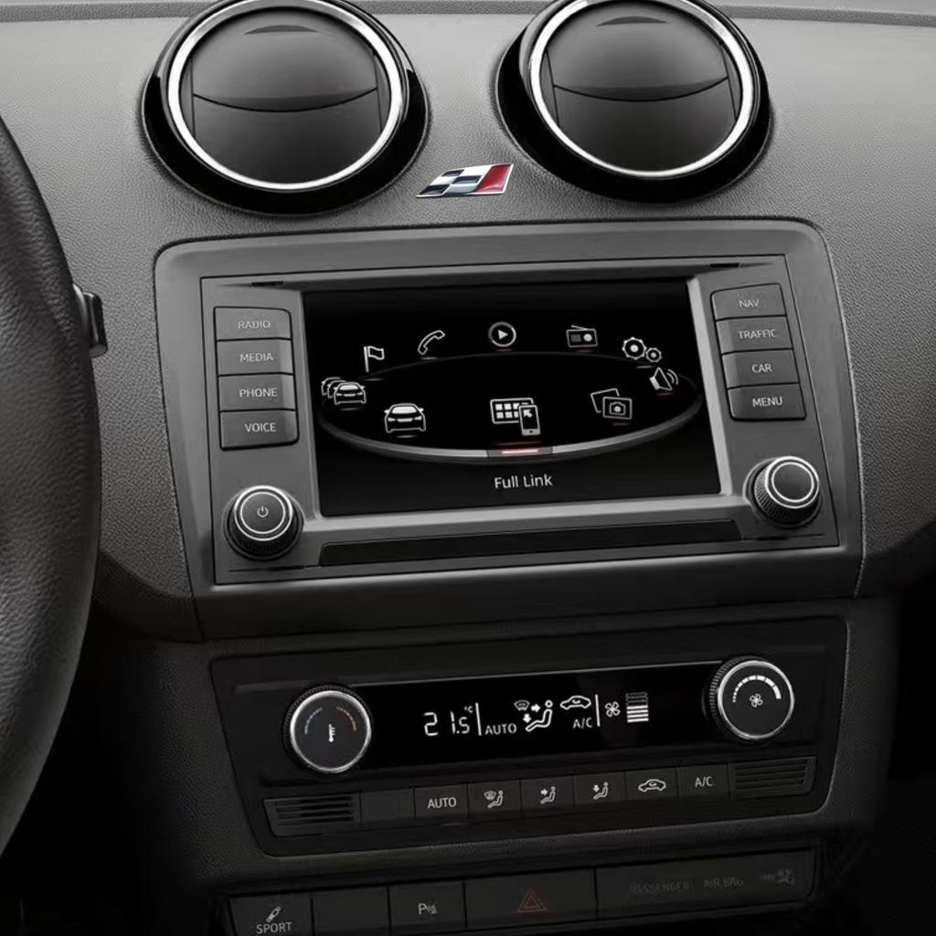 1Pc 3D Metal Car Steering Wheel Emblem Badge Sticker for Mk2 Mk3 Ateca Ibiza Leon VZ Cupra Tarraco Alhambra Exeo Arona Formula Race