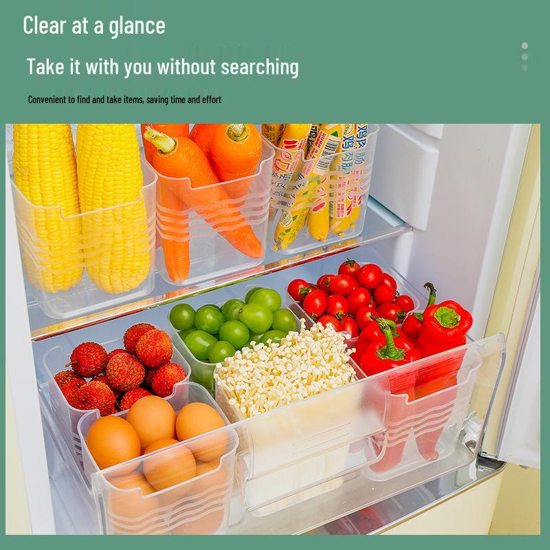 Refrigerator Side Door Storage Organizer - Food Grade Fresh-Keeping Box