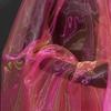 100x150cm Buntes Organza-Tüll-Gradient-Funkelndes Gewebe für Designer-Styling Glänzendes Kleid Bekleidungszubehör Bühnendekoration
