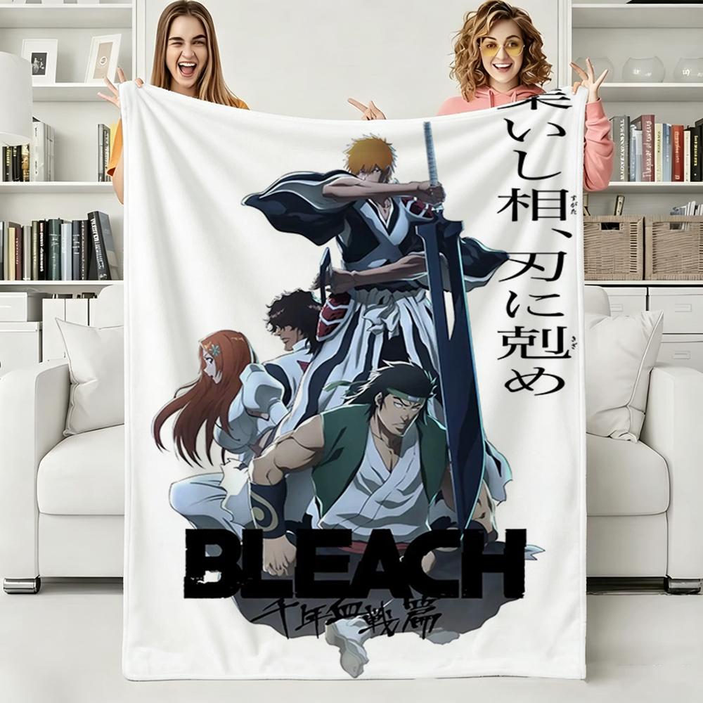 B-Bleach-Thousand Year Blood War 2026 TV Soft Warm Flannel Blanket Art For Bedroom Wall Living Room Decor Bed Picnic Office Gift