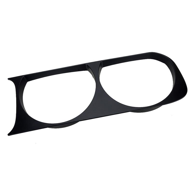 68051527AA Scheinwerfer-Zierrahmen vorne links Passend für Dodge Challenger 2008 2009 2010 2011 2012 2013 2014 Schwarz ABS