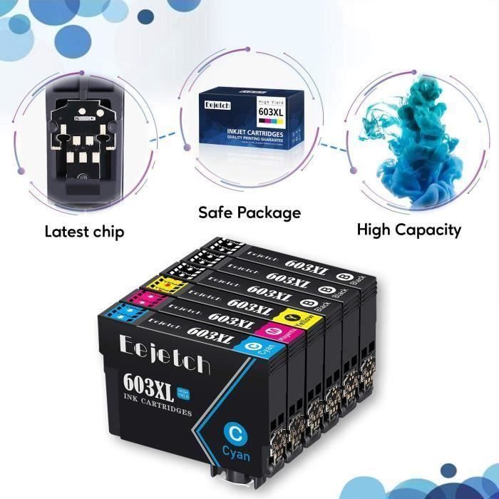 Epson xp 3100 kompatybilny dla wkładu atramentowego Epson 603 xl (paczka 6)