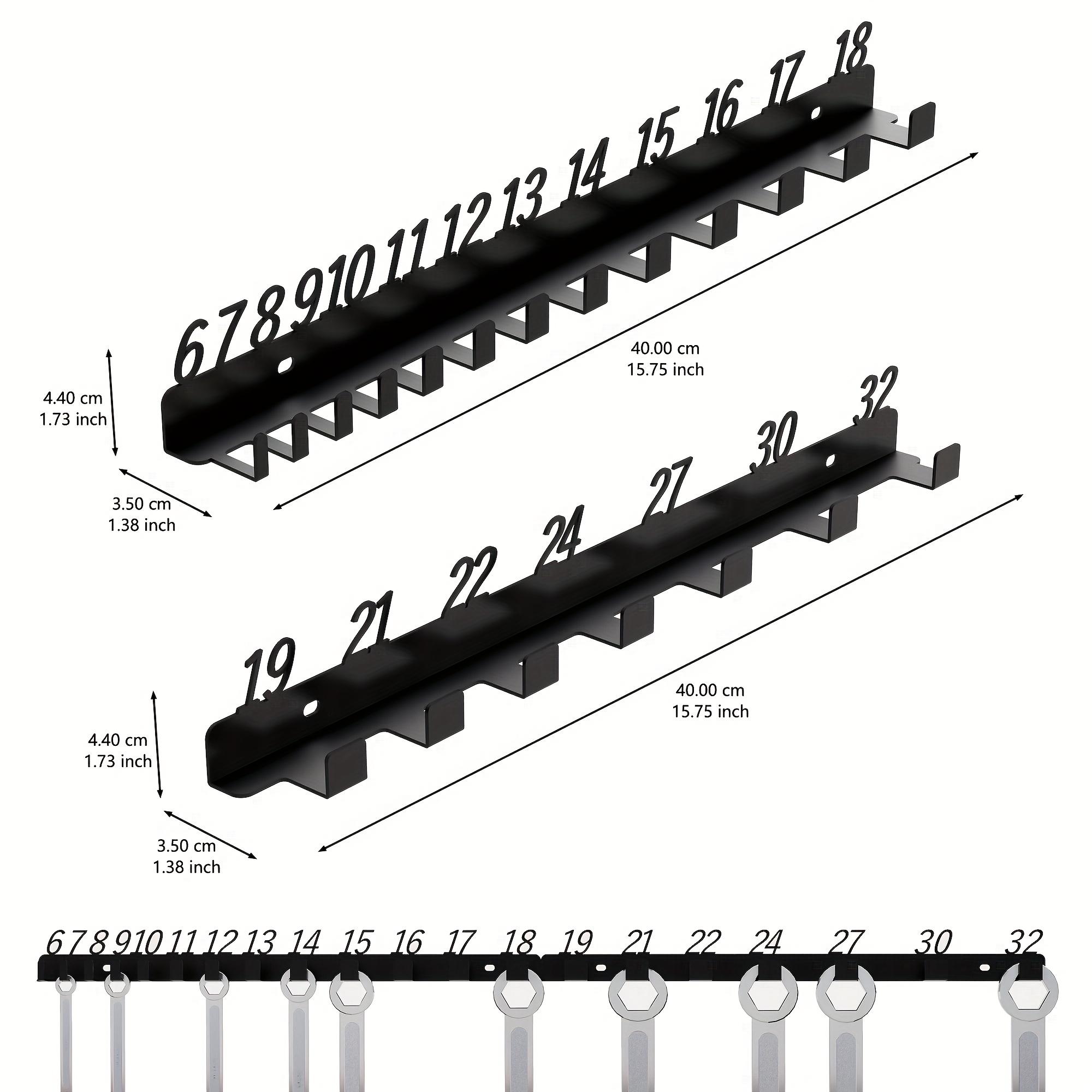 

2 шт. Прочный сверхмощный металлический настенный органайзер для винтов с пронумерованными слотами