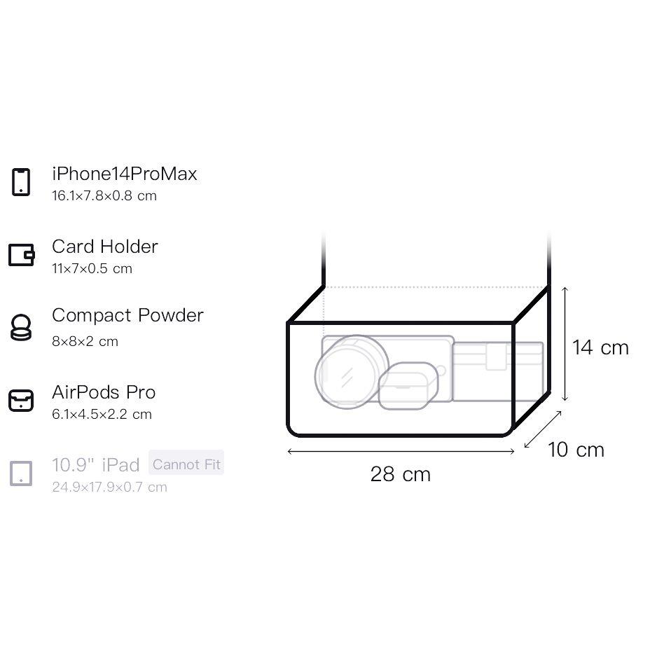 Adidas X Stella McCartney Collaboration Sports Casual Polyester Shoulder Crossbody Waist Bag Women bags Black HS3383