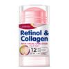 Bâton de Soin Visage et Cou Rétinol & Collagène - 12% Acide Hyaluronique, Raffermissant & Hydratant, Stimule la Vitalité de la Peau, Sans Alcool, pour le Cou au Visage