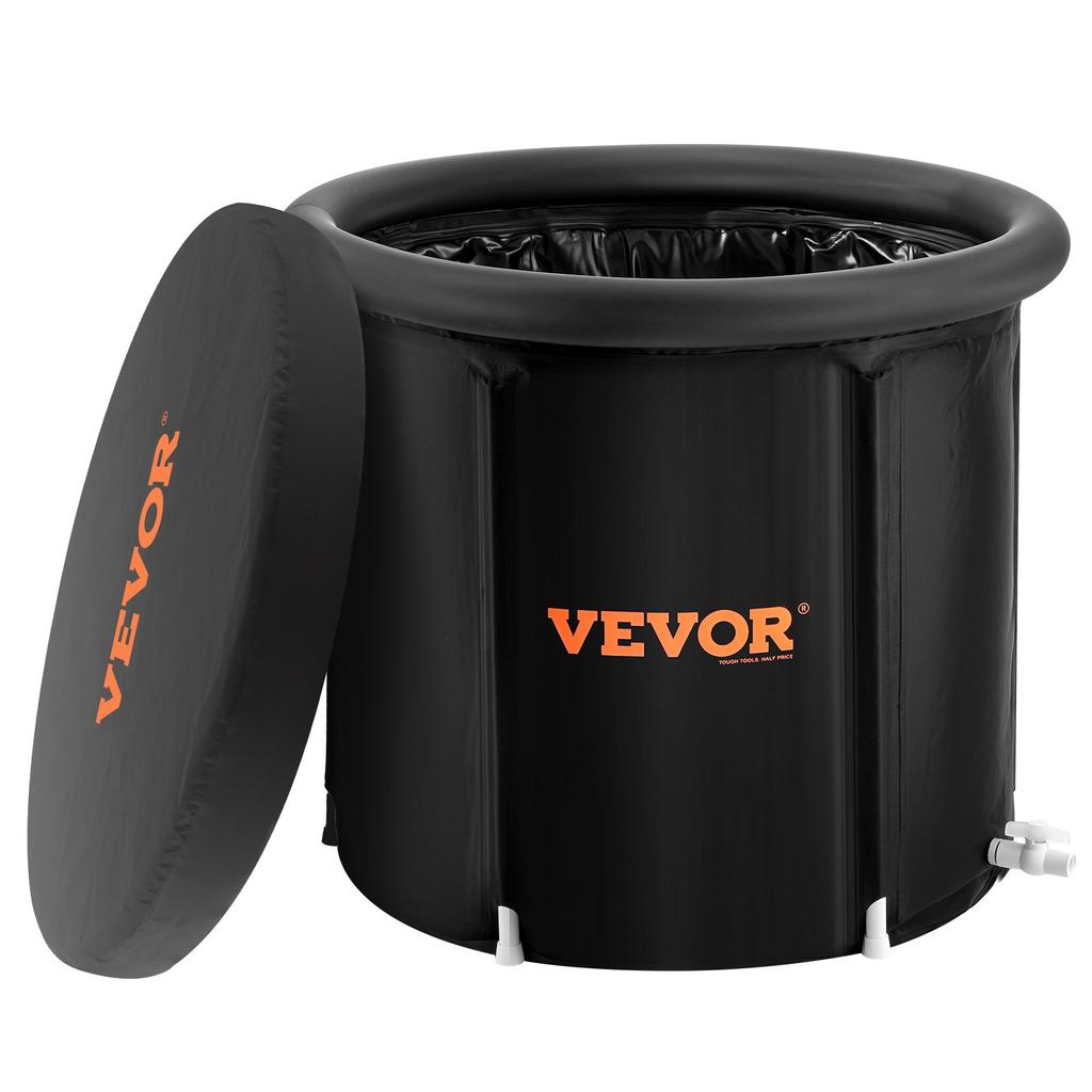 VEVOR Ice Bath Tub, 90 Cm Long Cold Water Therapy Plunge Tub for Athletes, Portable Outdoor Ice Barrel Plunge Pool for Recovery
