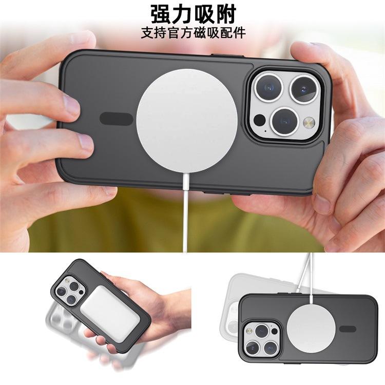 iPhone 11 mobile phone case is suitable for Apple 11Promax 2-in-1 PC matte magnetic protective cover 11 skin-sensitive case.