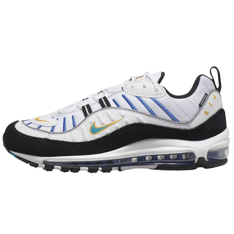 

Nike Air Max 98 White Teal Nebula University Gold 41