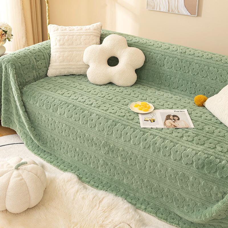 

Одеяло для дивана не позволит кошкам поймать новое плюшевое полотенце «все включено» на осень и зиму. 180*130cm