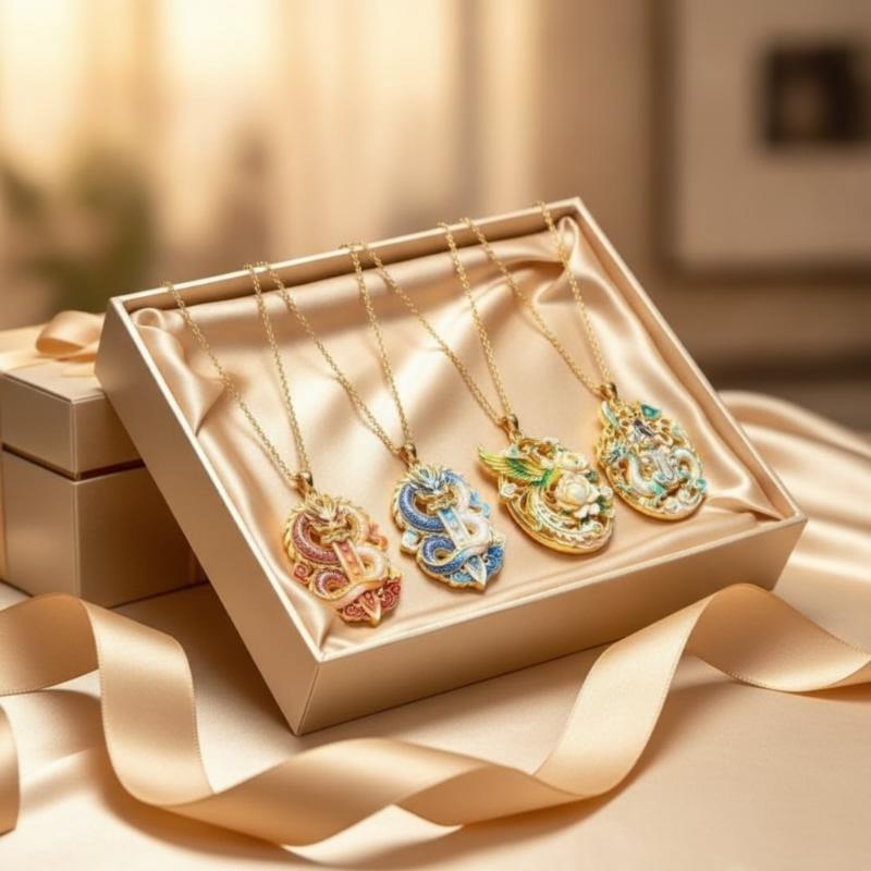 Chinesische Mythologie Neunschwänziger Fuchs Emaille Anhänger Halskette Für Frauen Trendiger Exquisiter Tägliche Wear Schmuck Geschenke 1 Stück