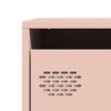 Highboard Pink 39x35x103.5 cm Steel