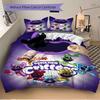 Critters Adventure Print 3Pcs Bedding Setduvet Cover With 2 Bedropillowcase Home Birthday Gift