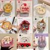Strawberry Cake Cartoon MagSafe Magnetic Stand with Strong Adsorption and Retractable Airbag Design for Desktop