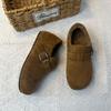 Fleece Single Shoes Winter New Warm Snow Boots Women's Casual Flat-soled Fluffy Shoes