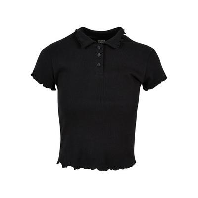 Urban Classics Womens/Ladies Ribbed Polo Shirt