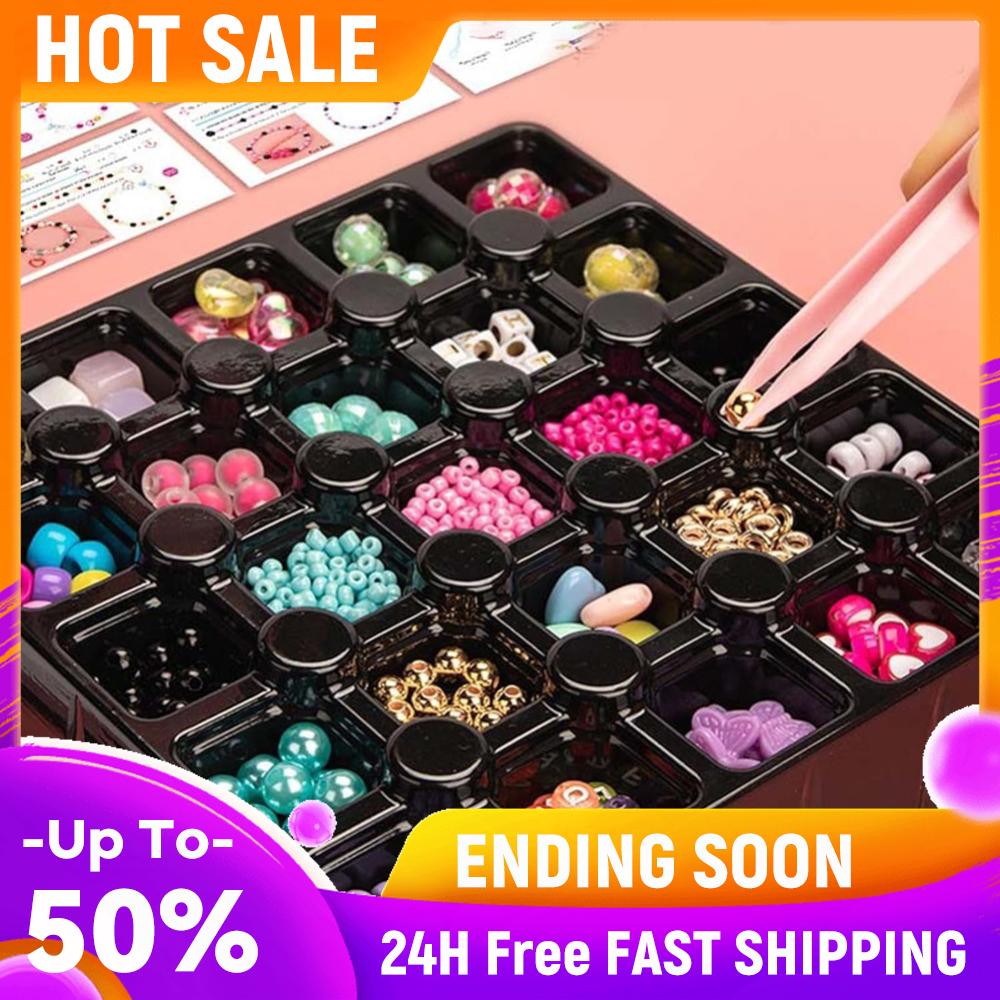 

Charm Bracelet Making Kit with Jewelry Box & Nail Polish DIY Charm Bracelet Kit Girls Toys Bracelet Making Kit for Girls 6-12 China Mainland