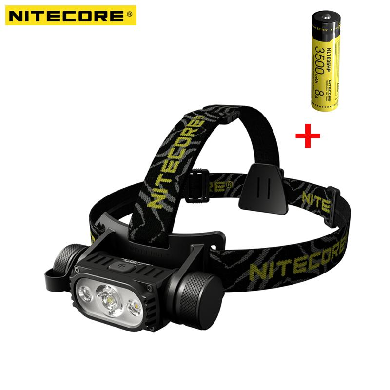 

Налобный фонарь NITECORE HC65 V2, 1750 люмен, металлическая фара с тремя источниками света, оснащенная аккумулятором NL1835HP с зарядкой через USB-C.