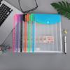 A4 Files Binder Folders Organizer 11 Holes Expandable Binder Pocket Envelope File Folders Perforated Pockets Plastic Waterproof