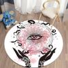 Boho Style Round Carpet Floor Mat Living Room Carpet Polyester Carpet Mat Children 'S Room Decoration Room Decor Prayer Carpet