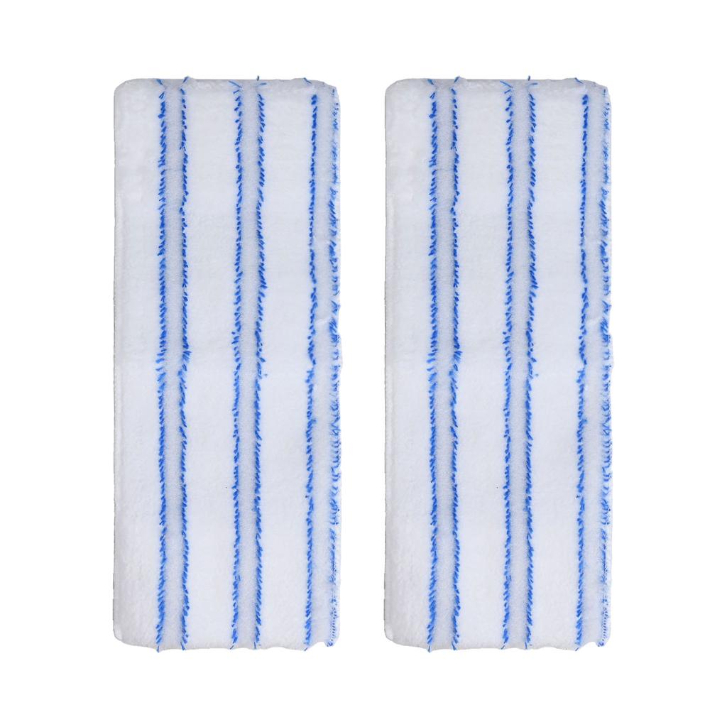 Replacement Cleaning Pads 2PCS for Vaporflexi Brush with Microfiber Mop Cloths Compatible with For Eco Pro 3.0