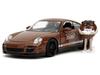 JADA TOYS M Hnědá Figurka Porsche 911 Turbo Hollywood Ride M Hnědé Mini Auto 1/24 & M's & & M's [Položka]
